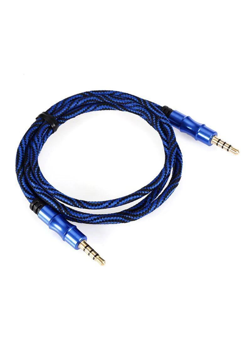 SYGTECH BRAIDED AUX CABLE BLUE